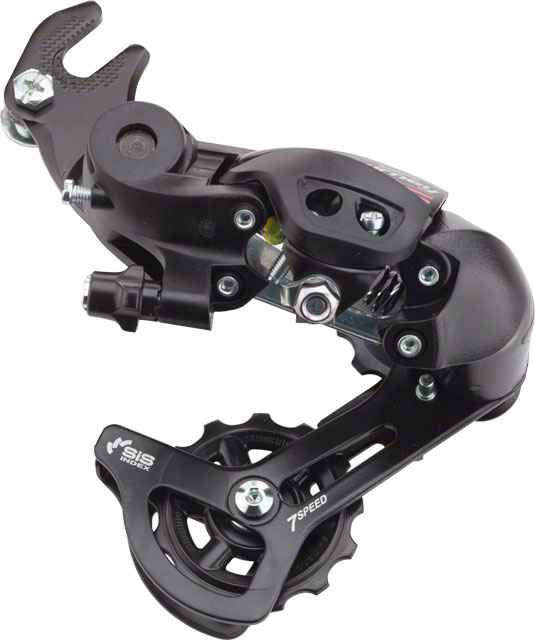 Shimano Tourney RD-A070 Rear Derailleur - 7 Speed, Short Cage, Black, Dropout Claw Hanger