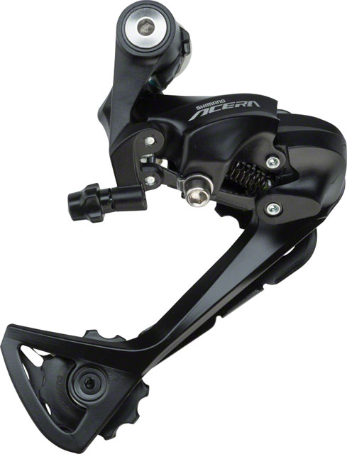 Shimano Acera RD-T3000-SGS Rear Derailleur - 9 Speed, Long Cage, Black