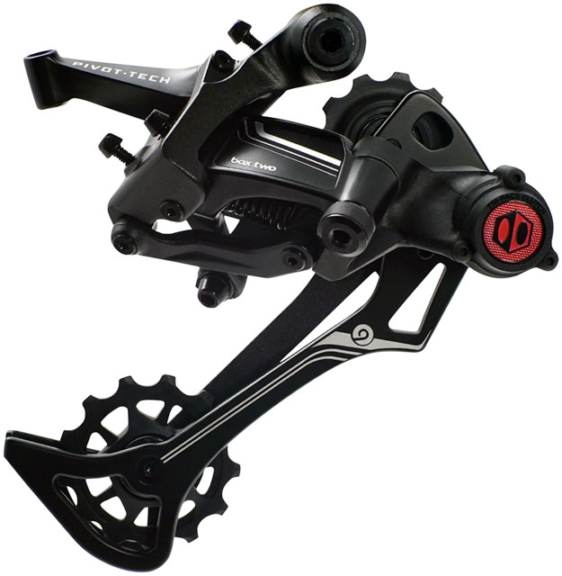 BOX Two Prime 9 X-Wide Rear Derailleur - 9-Speed, Long Cage, Matte Onyx