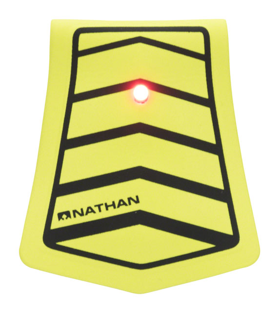 Nathan Mag Strobe Arrows LED Clip-on Light: Black/Safety Yellow
