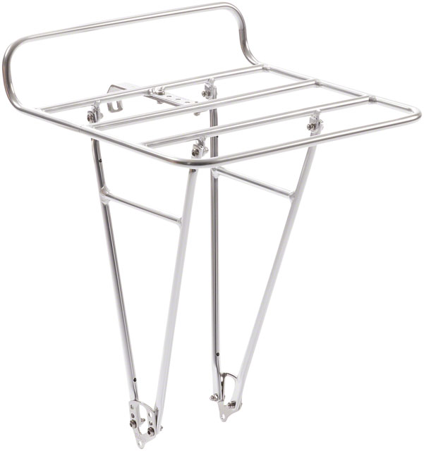 Pelago Commuter Front Rack - Large, Aluminum, Polished Silver