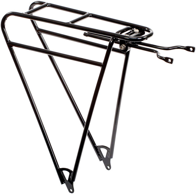 Pelago Commuter Rear Rack: Black Stainless Steel