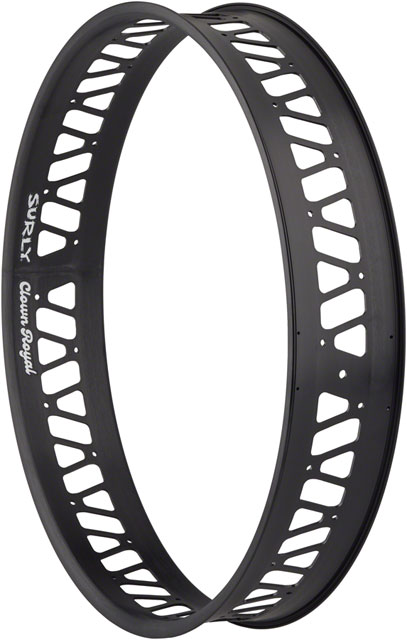 Surly Clown Royal Rim - 24", Disc, Black, 32H, 100mm, Symmetrical
