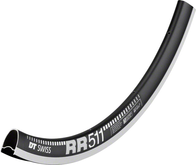 DT Swiss RR 511 Rim - 700, Rim, Black, 24H