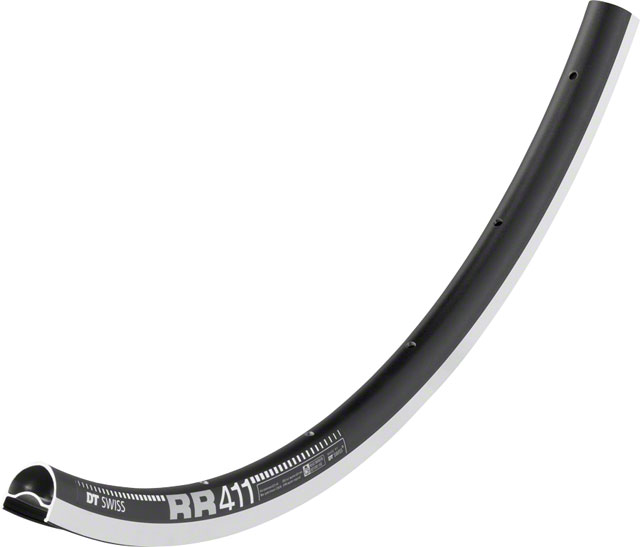 DT Swiss RR 411 Rim - 700, Rim, Black, 28H