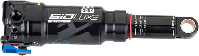 RockShox SIDLuxe Ultimate RL Rear Shock - 165 x 45mm, SoloAir, 1 Token, Medium Reb/Comp, 430lb L/O Force, Trunnion / Std, A1