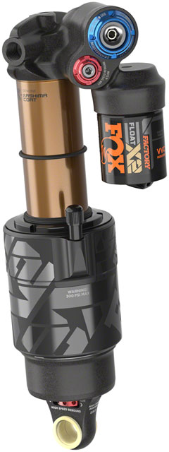FOX FLOAT X2 Factory Rear Shock - Trunnion Metric, 225 x 75 mm, Kashima Coat