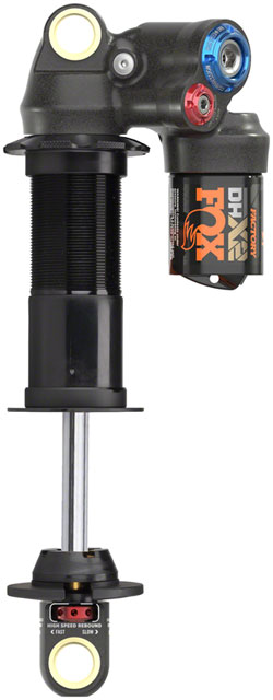 FOX DHX2 Factory Rear Shock - Metric, 250 x 75 mm, Hard Chrome Coat