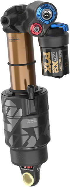 FOX FLOAT X2 Factory Rear Shock - Trunnion Metric, 205 x 65 mm, 2-Position Lever, Kashima Coat
