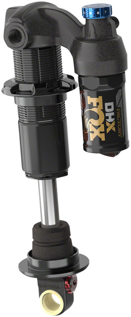 FOX DHX Factory Rear Shock - Trunnion Metric, 205 x 60 mm, 2-Position Lever, Hard Chromoly Damper Shaft