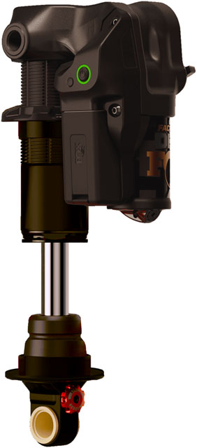 FOX DHX Live Valve Neo Factory Rear Shock - Trunnion Metric, 205 x 62.5 mm, Hard Chromoly Stanchion, Black