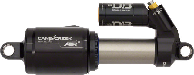 Cane Creek Double Barrel Air Rear Shock, 215x63mm (8.5 x 2.5"), with XVOL Air Chamber