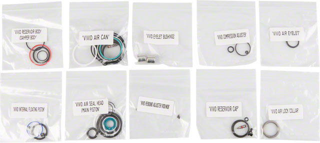 RockShox Rear Shock Service Kit - Vivid Air, B1