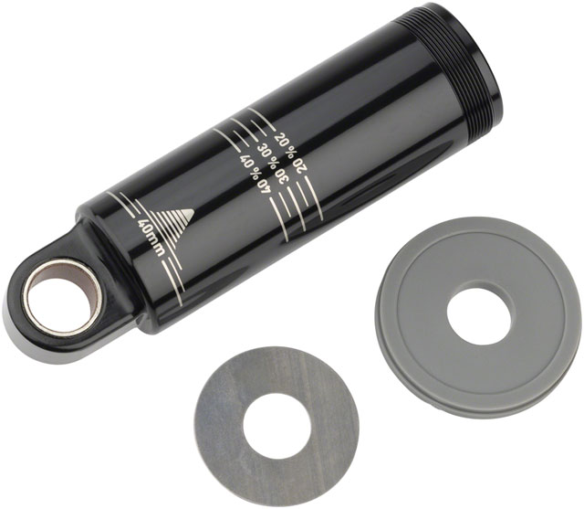 RockShox Rear Shock Damper Body - Standard Eyelet, 40mm w/ Hydraulic Bottom Out, 5mm Travel Spacer, Super Deluxe C1+ (2023+)