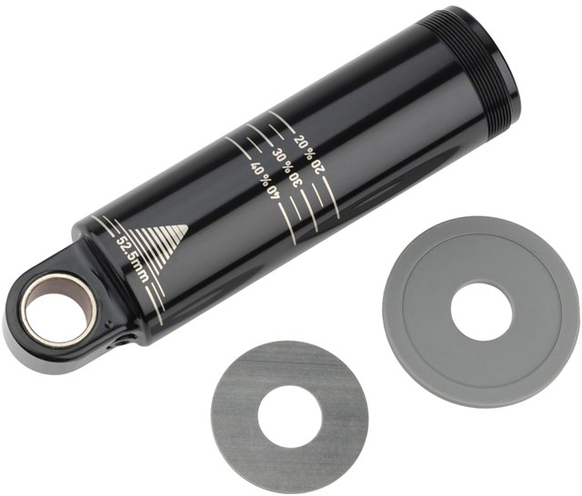 RockShox Rear Shock Damper Body - Standard Eyelet, 52.5mm w/ Hydraulic Bottom Out, 2.5mm Travel Spacer, Super Deluxe C1+ (2023+)