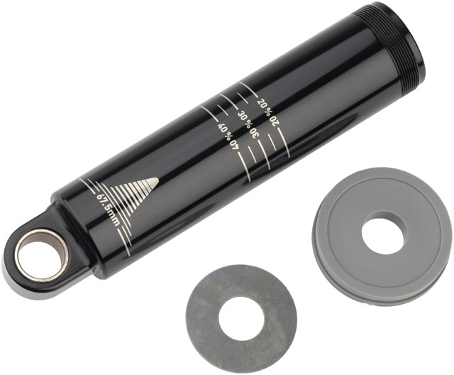 RockShox Rear Shock Damper Body - Standard Eyelet, 67.5mm w/ Hydraulic Bottom Out, 7.5mm Travel Spacer, Super Deluxe C1+ (2023+)