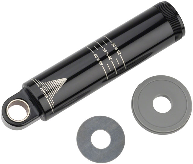 RockShox Rear Shock Damper Body - Standard Eyelet, 70mm w/ Hydraulic Bottom Out, 5mm Travel Spacer, Super Deluxe C1+ (2023+)