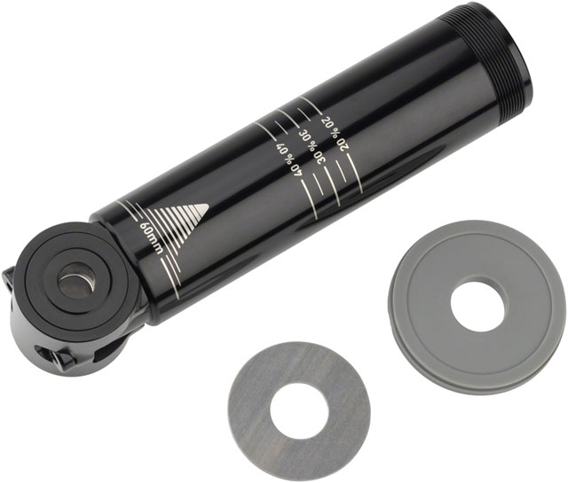 RockShox Rear Shock Damper Body - Bearing Eyelet, 60mm w/ Hydraulic Bottom Out, 5mm Travel Spacer, Super Deluxe C1+ (2023+)