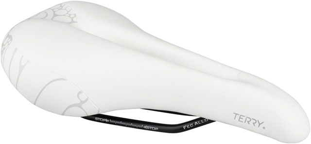 Terry Butterfly Chromoly Saddle - Chromoly, White, Women's
