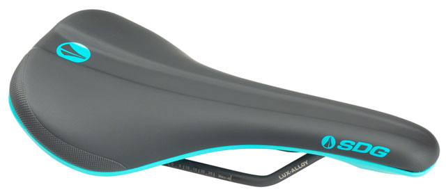 SDG Bel Air V3 Saddle - Lux Rails, Turquoise/Black