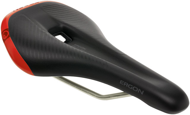 Ergon SM Pro Saddle - Risky Red, Mens, Small/Medium