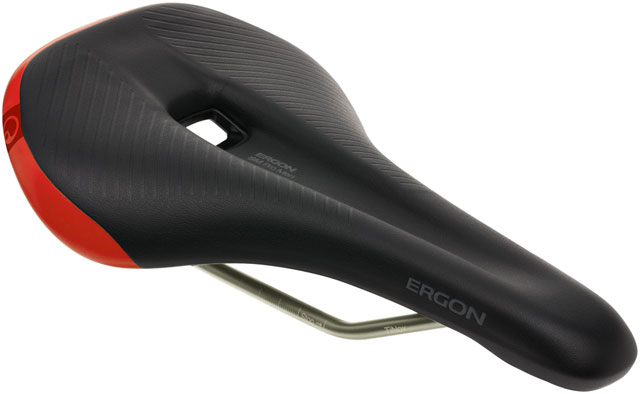 Ergon SM Pro Saddle - Risky Red, Mens, Medium/Large