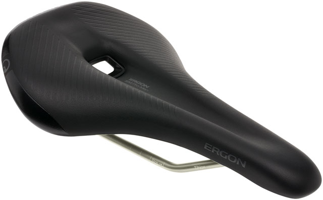 Ergon SM Pro Saddle - Titanium, Stealth, Men's, Medium/Large