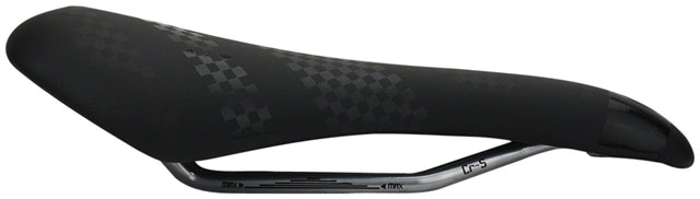 Smanie DH Series Saddle - Chromoly, Microfiber Black, 133