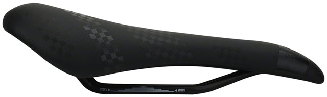 Smanie DJ Series Saddle - Steel, Microfiber Black, 133