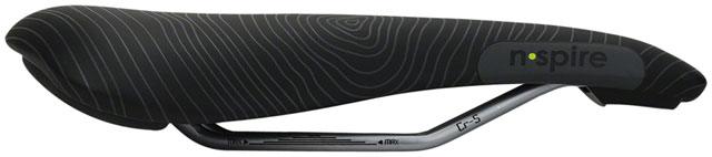 Smanie N.Spire Saddle - Chromoly, Microfiber Black, 136