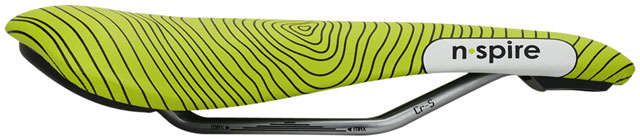 Smanie N.Spire Saddle - Chromoly, Microfiber Green, 136