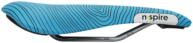 Smanie N.Spire Saddle - Chromoly, Microfiber Blue, 156