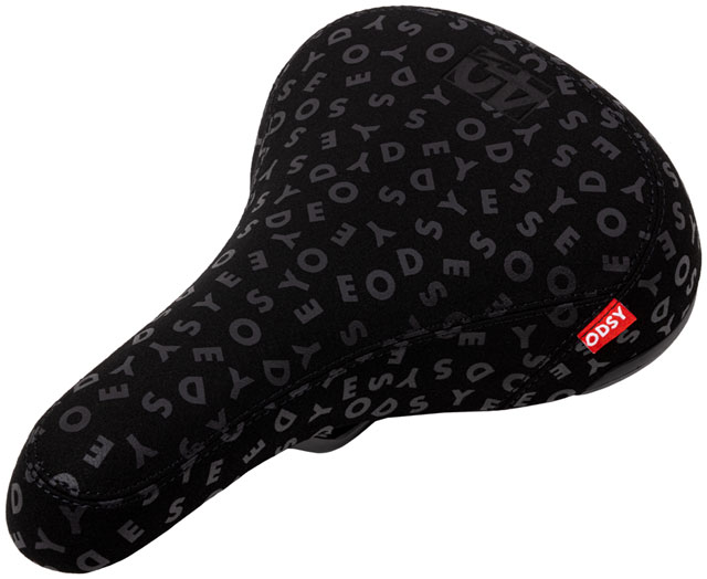 Odyssey 40th Anniversary BMX Seat - Railed, Cruiser, Black Suede