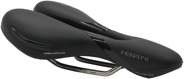 Selle Royal Respiro Stracciatella Saddle - Manganese, Black, Athletic