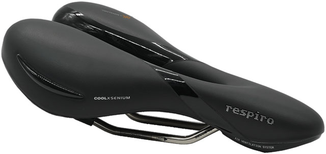 Selle Royal Respiro Stracciatella Saddle - Manganese, Black, Moderate