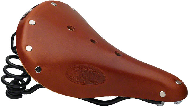 Brooks Flyer Saddle - Steel, Honey, Women's