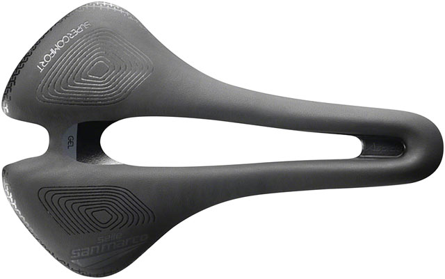 Selle San Marco Aspide Short Supercomfort Racing Saddle - Manganese, Black, Wide