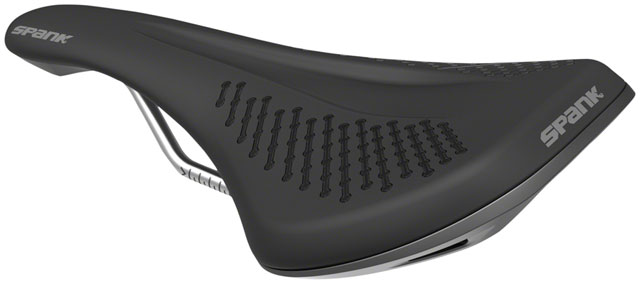 Spank OOZY 220 Saddle - Chromoly, Black/Gray