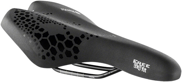 Selle Royal Freeway Fit Saddle - Steel, Black, Athletic