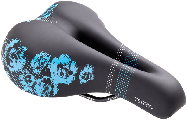 Terry Cite X Gel Saddle - Steel, Flower, Women's, Italia