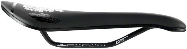 Selle San Marco Aspide Short Open-Fit Dynamic Saddle - Manganese, Black, Men's, Narrow