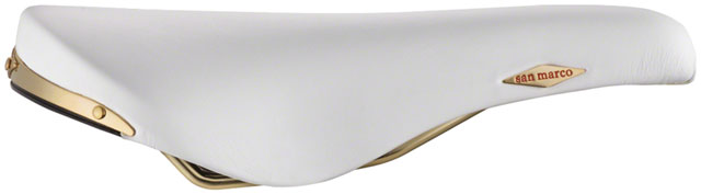 Selle San Marco Rolls Saddle - Steel, White, Men's, Le Bianche