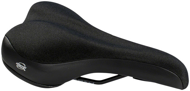 Planet Bike Comfort Gel Saddle - Steel, Black, Men's
