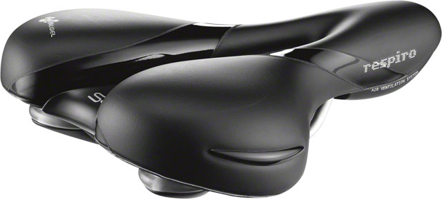 Selle Royal Respiro Moderate Saddle - Manganese, Black, Women's