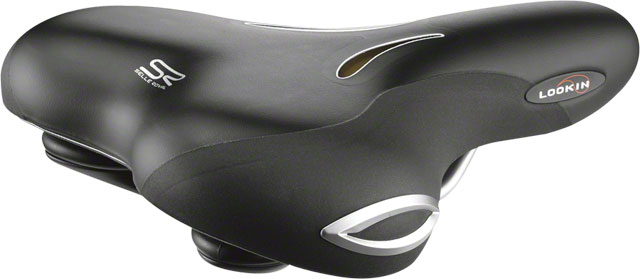 Selle Royal Lookin Moderate Saddle - Steel, Black, Women's