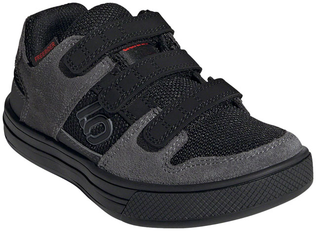 Five Ten Freerider Kids VCS Flat Shoes - Youth, Gray Five/Core Black/Gray Four, 1