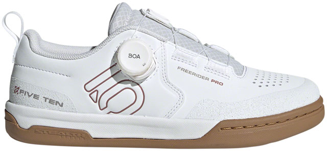 Five Ten Freerider Pro BOA Flat Shoes - Women's,  FTWR White/Warm Clay/Gray Three, 10.5
