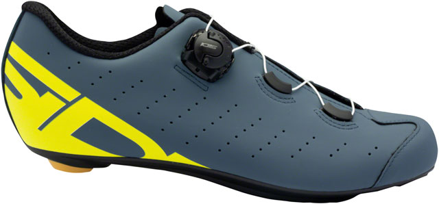 SIDI Fast 2 Road Shoes - Men's, Blue/Yellow, 38.5