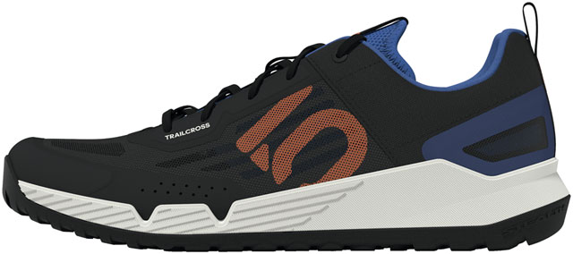 Five Ten Trailcross LT Flat Shoes - Men's, Core Black/Pure Orange/Ray Blue, 10