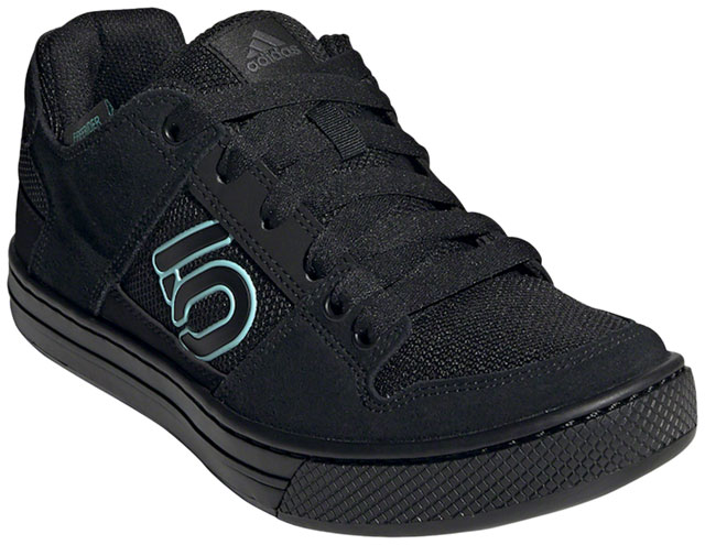 Five Ten Freerider Flat Shoes - Women's, Core Black / Acid Mint / Core Black, 10.5